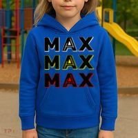 Max Max Formula Racing Driver Fan Team Box Box Box Kids Hoodie thumb 3