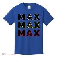 Max Max Formula Racing Driver Fan Team Box Box Box Kids T-Shirt thumb 0