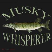 Musky Muskellunge Fish Illustration Art Fishing Angler Gear Women's Hoodie thumb 2