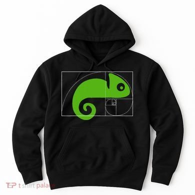 Math Mathematics Fibonacci Sequence Chameleon Golden Ratio Hoodie