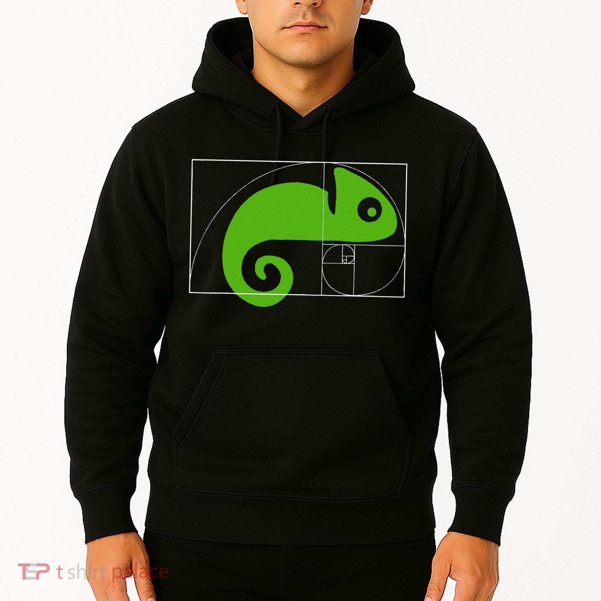 Math Mathematics Fibonacci Sequence Chameleon Golden Ratio Hoodie