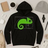 Math Mathematics Fibonacci Sequence Chameleon Golden Ratio Hoodie thumb 3