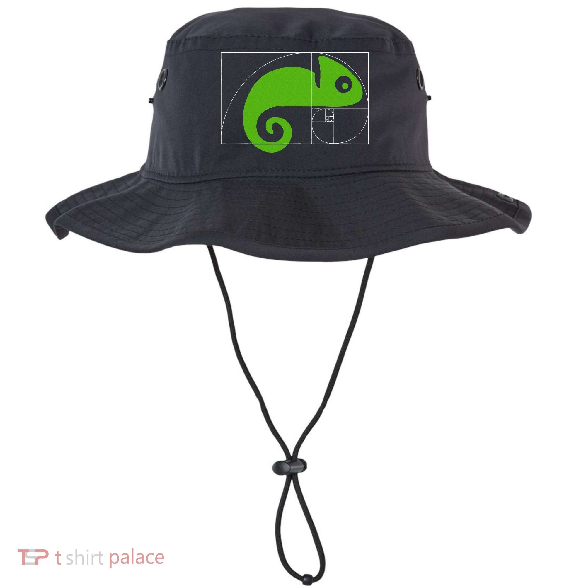 Math Mathematics Fibonacci Sequence Chameleon Golden Ratio Bucket Hat