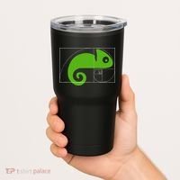 Math Mathematics Fibonacci Sequence Chameleon Golden Ratio Tumbler thumb 2