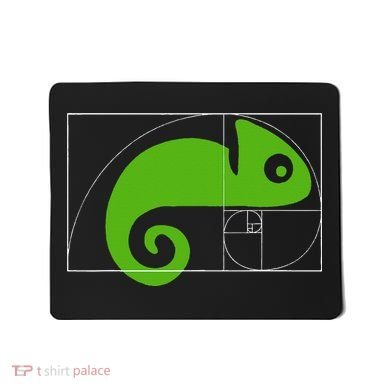 Math Mathematics Fibonacci Sequence Chameleon Golden Ratio Mousepad