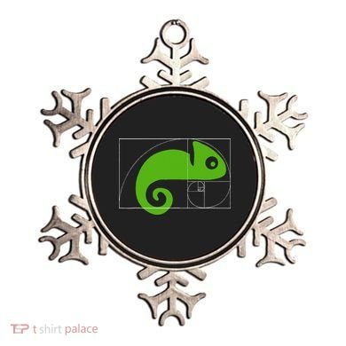 Math Mathematics Fibonacci Sequence Chameleon Golden Ratio Ornament