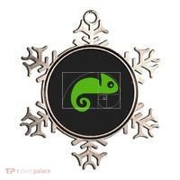 Math Mathematics Fibonacci Sequence Chameleon Golden Ratio Ornament thumb 0