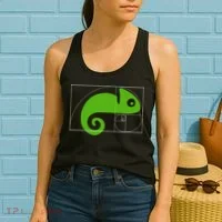 Math Mathematics Fibonacci Sequence Chameleon Golden Ratio Women's Tank Top thumb 2