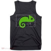Math Mathematics Fibonacci Sequence Chameleon Golden Ratio Tank Top thumb 0