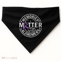 Memories Matter Fight Against AlzheimerS USA-Made Doggie Bandana thumb 0