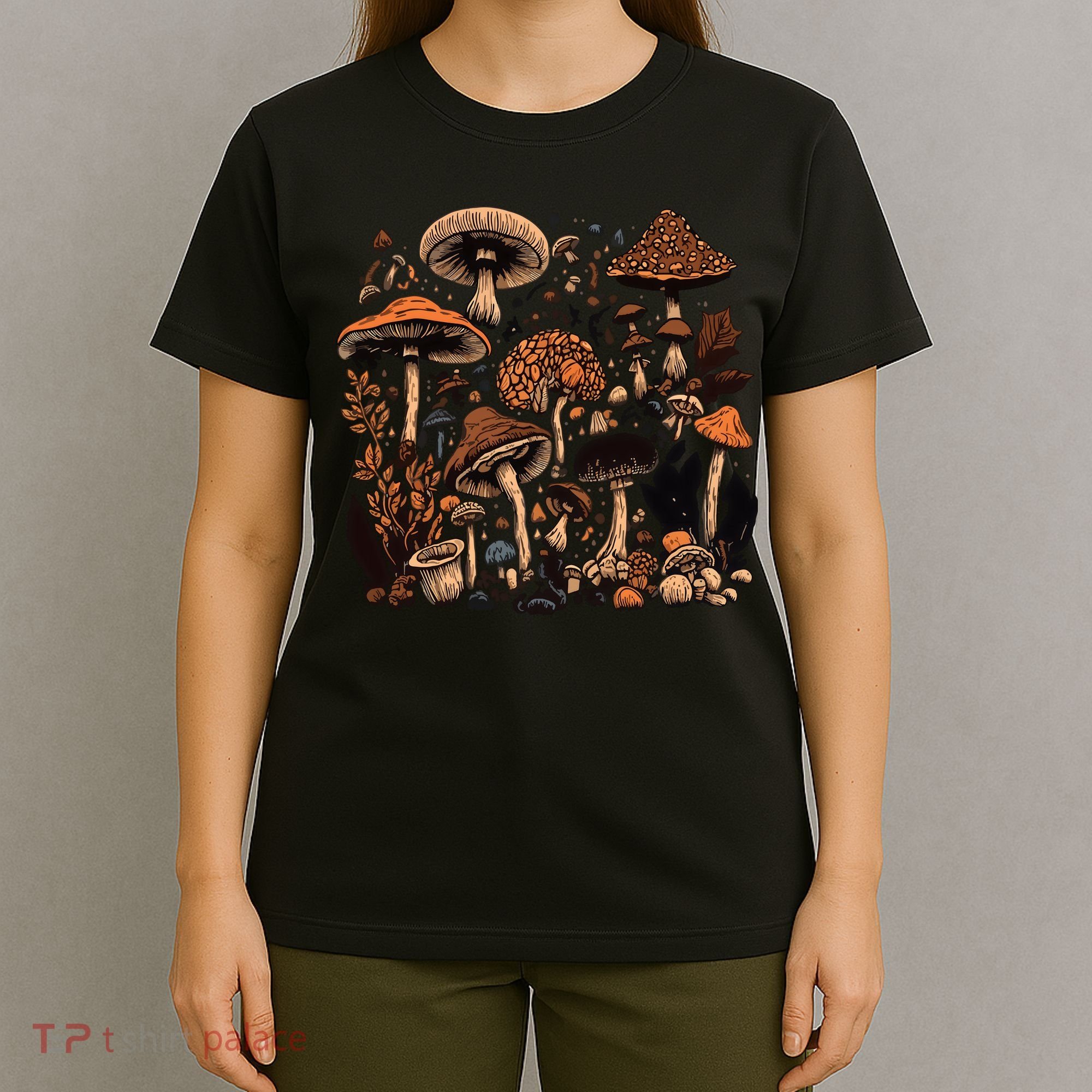 Mushroom Mycology Fungi Foraging Mushroom Whisperer T-Shirt