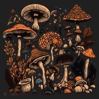 Mushroom Mycology Fungi Foraging Mushroom Whisperer Beanie thumb 2