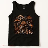 Mushroom Mycology Fungi Foraging Mushroom Whisperer Tank Top thumb 2