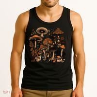 Mushroom Mycology Fungi Foraging Mushroom Whisperer Tank Top thumb 3