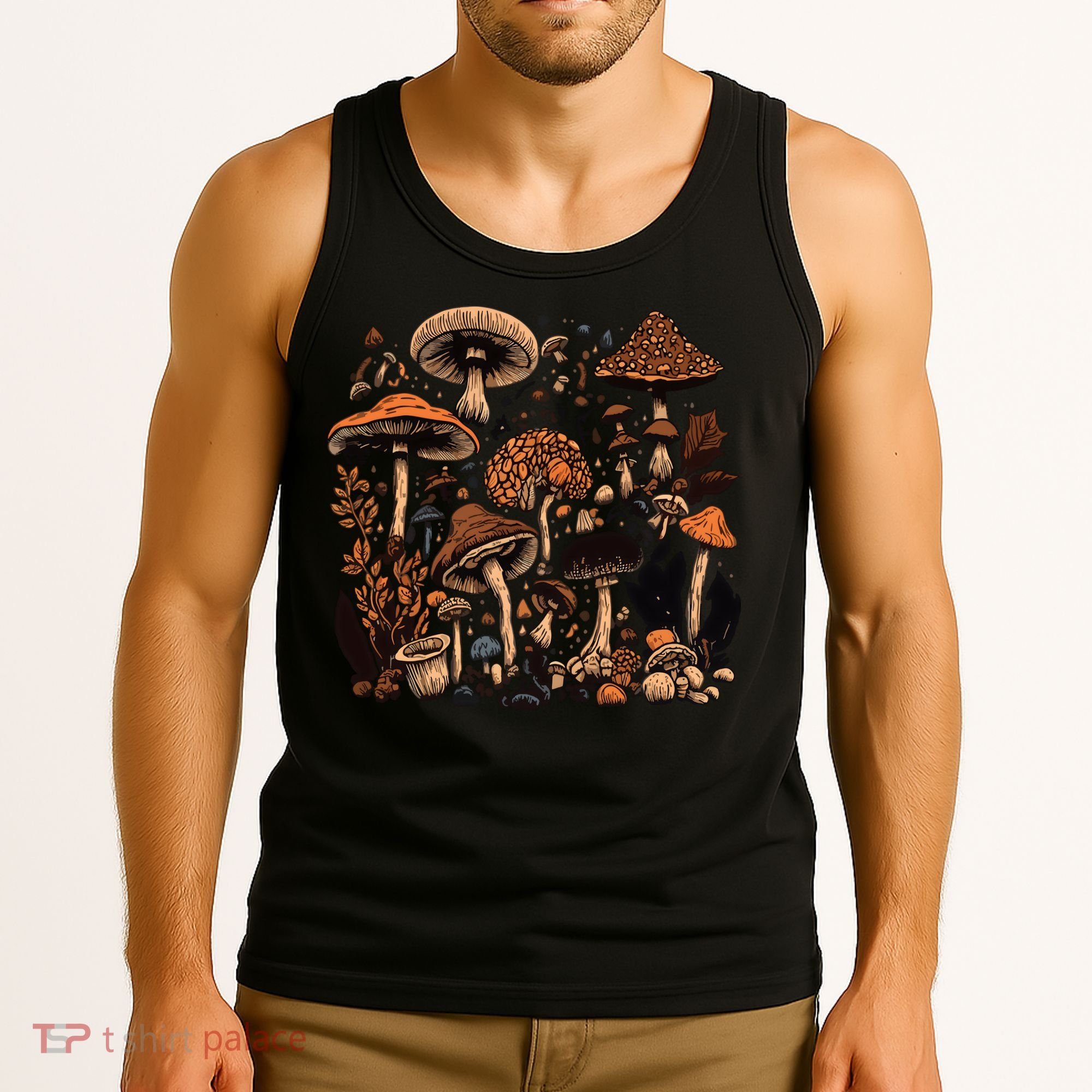 Mushroom Mycology Fungi Foraging Mushroom Whisperer Tank Top