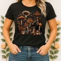 Mushroom Mycology Fungi Foraging Mushroom Whisperer Women's T-Shirt thumb 2