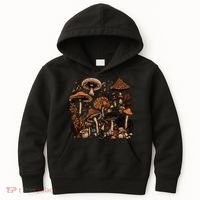 Mushroom Mycology Fungi Foraging Mushroom Whisperer Kids Hoodie thumb 0