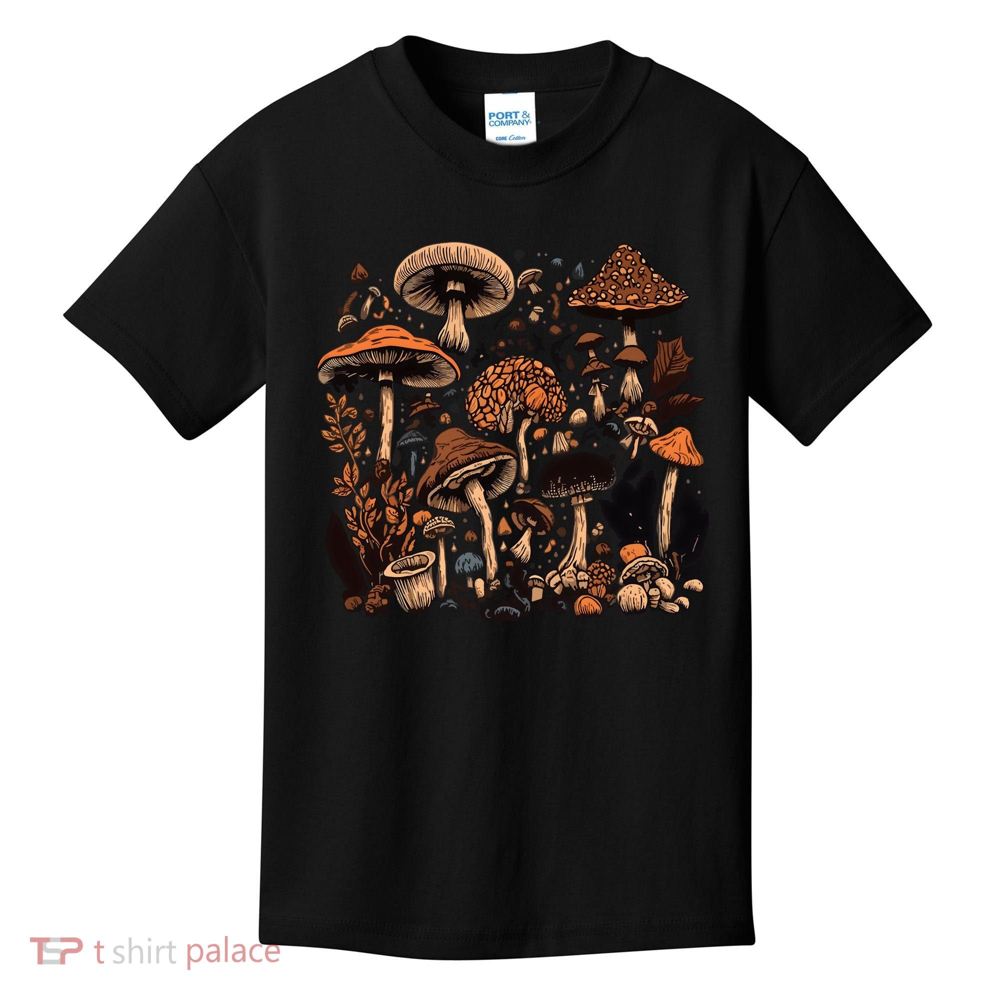 Mushroom Mycology Fungi Foraging Mushroom Whisperer Kids T-Shirt
