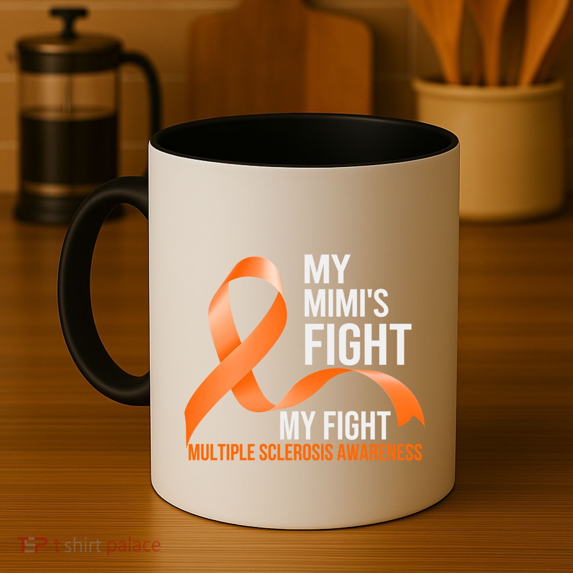 My Mimi's Fight My Fight Multiple Sclerosis Ms Warrior Cute Gift Coffee Mug
