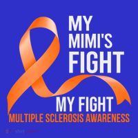 My Mimi's Fight My Fight Multiple Sclerosis Ms Warrior Cute Gift Mousepad thumb 1