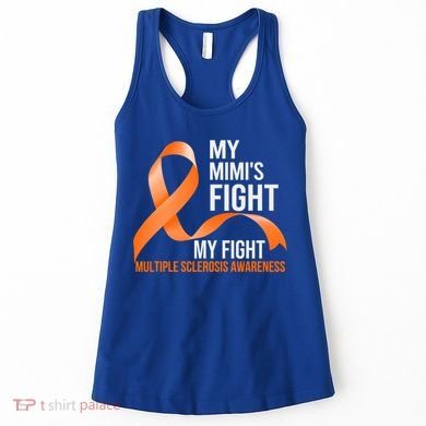 My Mimi's Fight My Fight Multiple Sclerosis Ms Warrior Cute Gift Women's Tank Top