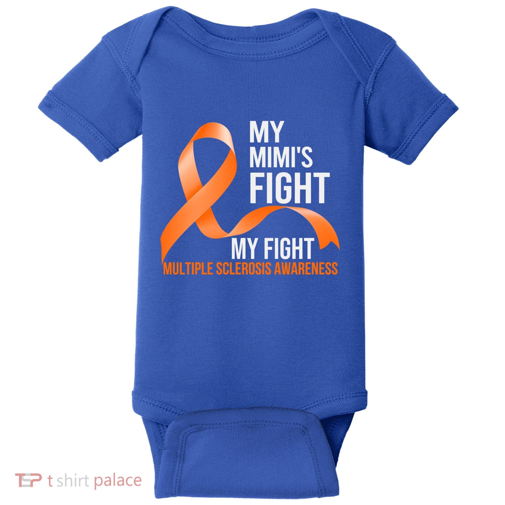 My Mimi's Fight My Fight Multiple Sclerosis Ms Warrior Cute Gift Baby Bodysuit