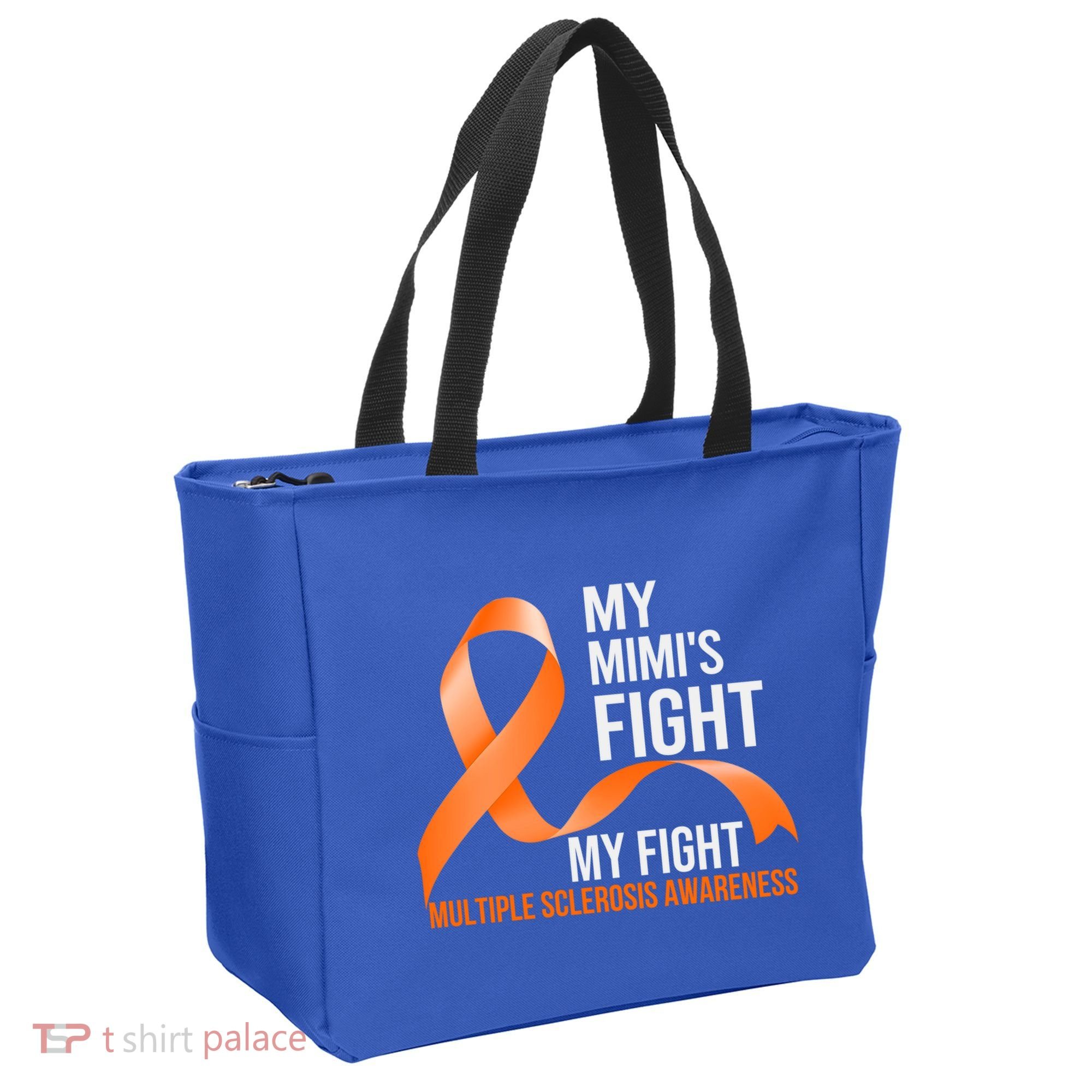 My Mimi's Fight My Fight Multiple Sclerosis Ms Warrior Cute Gift Tote Bag