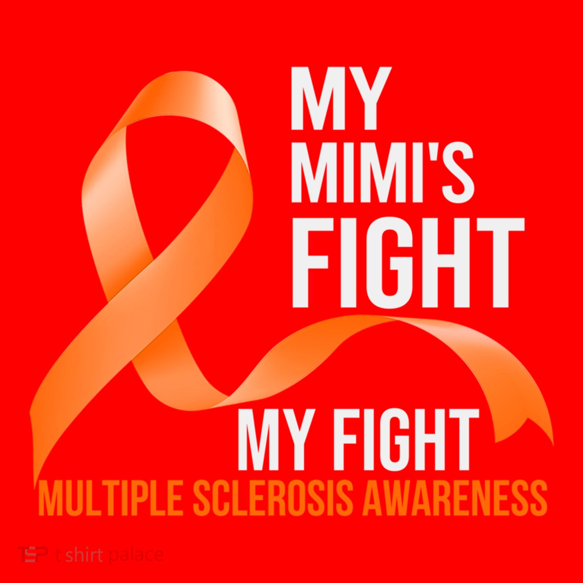 My Mimi's Fight My Fight Multiple Sclerosis Ms Warrior Cute Gift Santa Hat