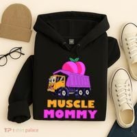 Muscle Mommy Funny Dumptruck Hoodie thumb 4
