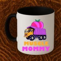 Muscle Mommy Funny Dumptruck Coffee Mug thumb 2