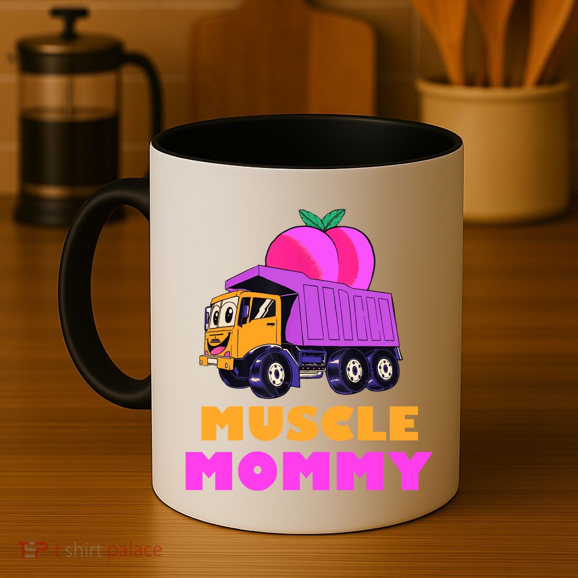 Muscle Mommy Funny Dumptruck Coffee Mug