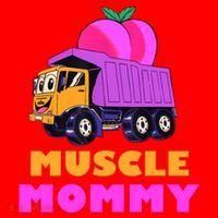 Muscle Mommy Funny Dumptruck Santa Hat thumb 1