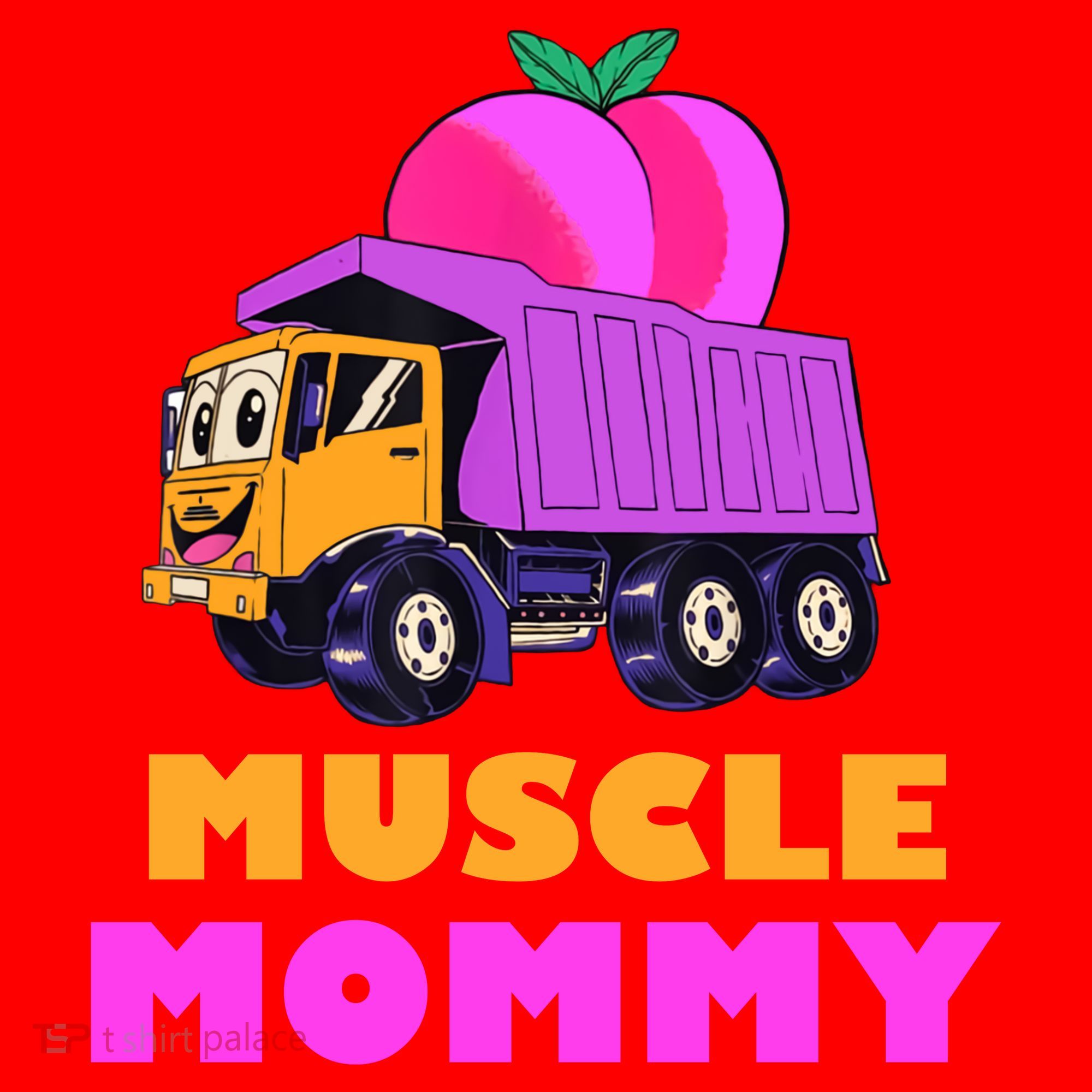 Muscle Mommy Funny Dumptruck Santa Hat