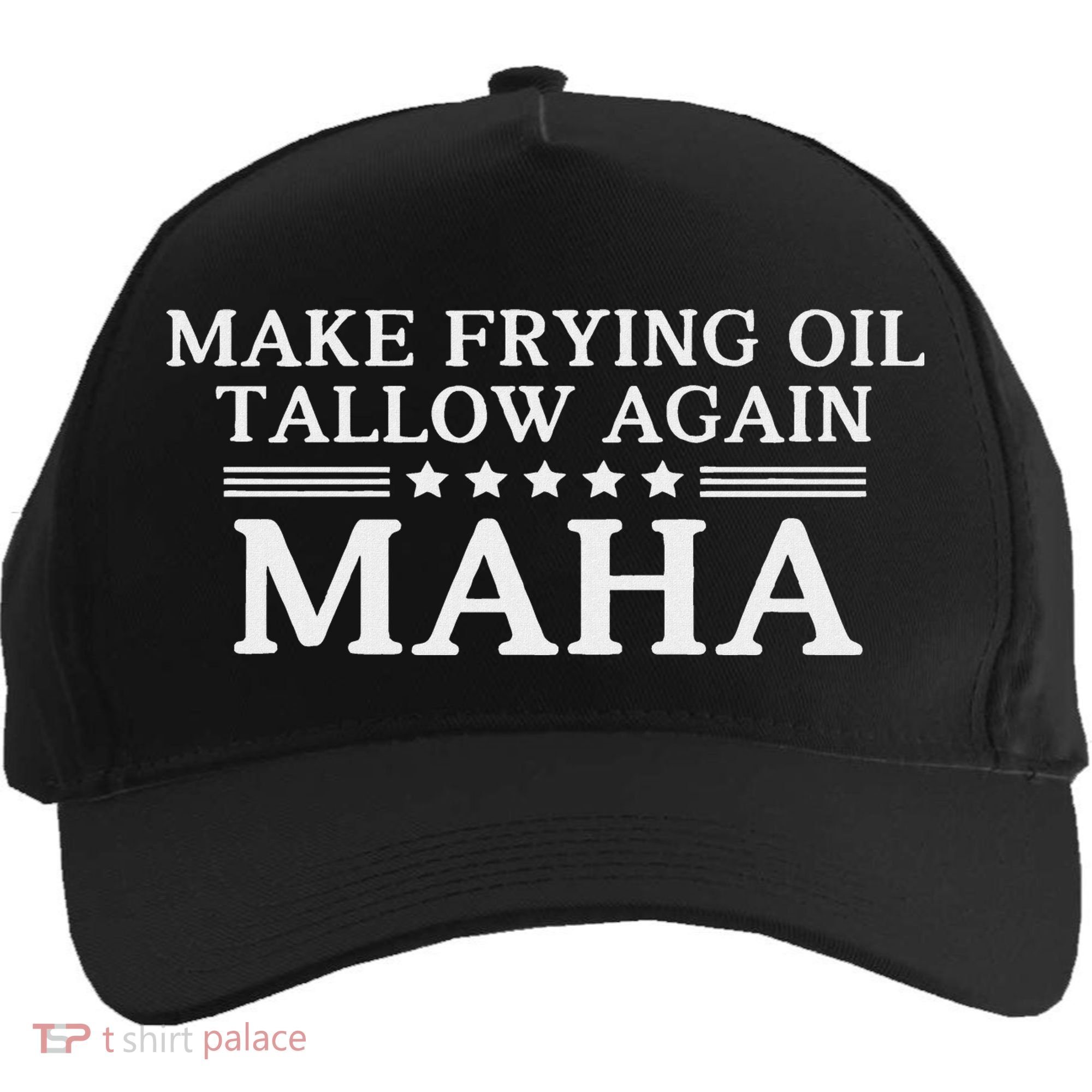 Maha Make Frying Oil Tallow Again Quit Seed Oils Rfk Trump Five-Panel Snapback Cap