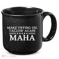 Maha Make Frying Oil Tallow Again Quit Seed Oils Rfk Trump 15oz Campfire Ceramic Mug thumb 0