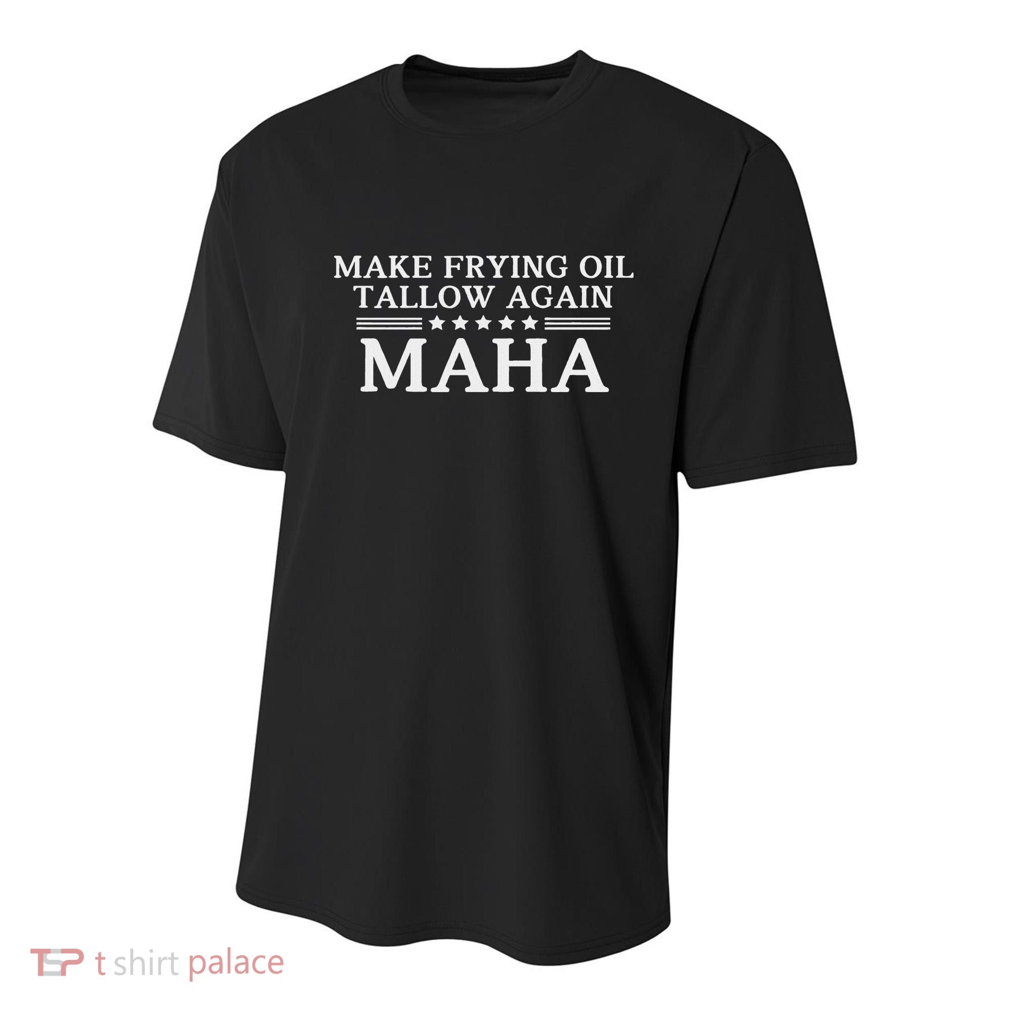 Maha Make Frying Oil Tallow Again Quit Seed Oils Rfk Trump Youth Performance Sprint T-Shirt