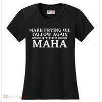 Maha Make Frying Oil Tallow Again Quit Seed Oils Rfk Trump Women's Cooling Performance Crew T-Shirt thumb 0