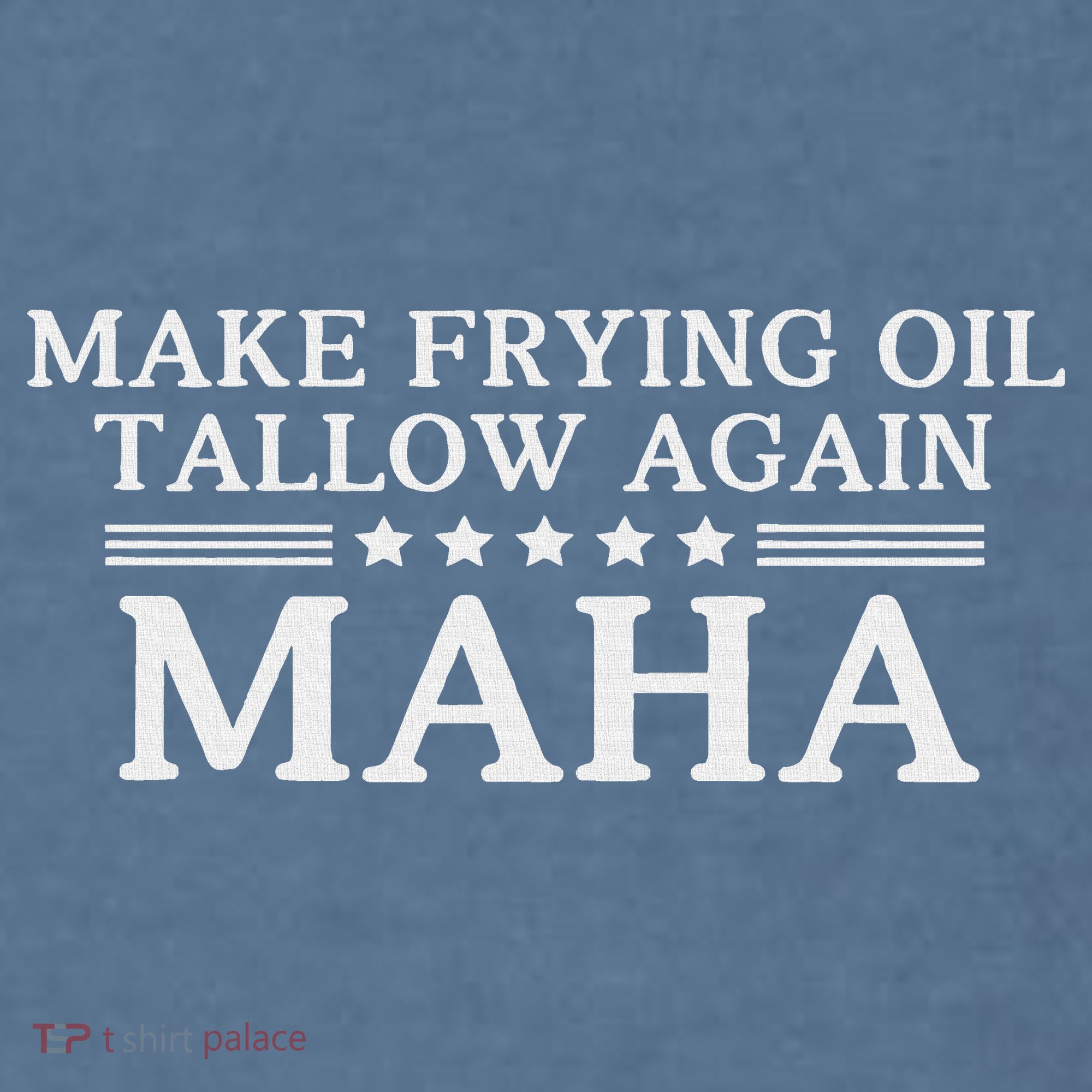 Maha Make Frying Oil Tallow Again Quit Seed Oils Rfk Trump Comfort Colors Garment-Dyed Hooded Sweatshirt