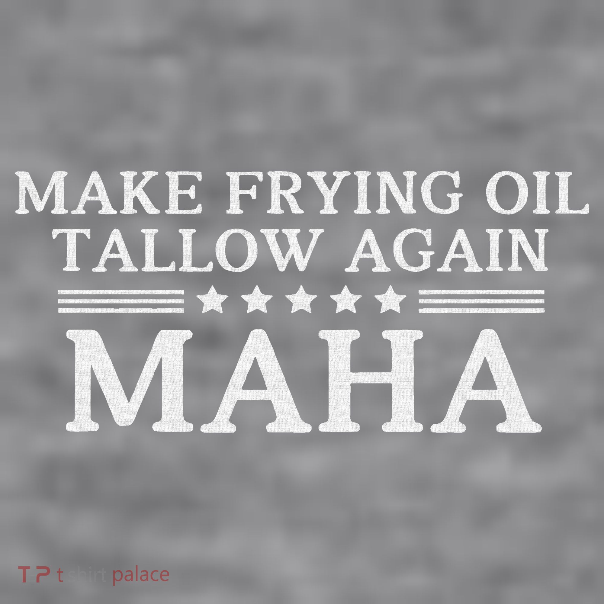 Maha Make Frying Oil Tallow Again Quit Seed Oils Rfk Trump Women's Racerback Cropped Tank