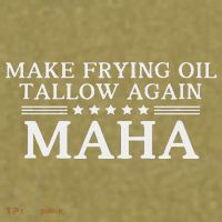 Maha Make Frying Oil Tallow Again Quit Seed Oils Rfk Trump Garment-Dyed Women's Muscle Tee thumb 6