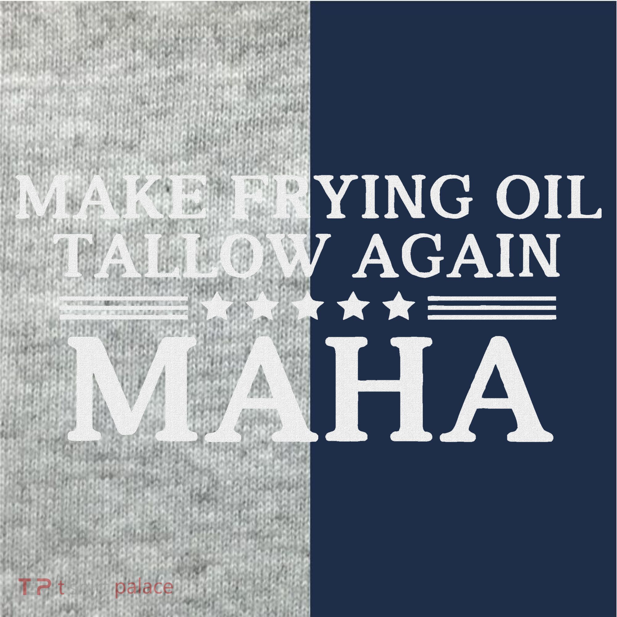 Maha Make Frying Oil Tallow Again Quit Seed Oils Rfk Trump Kids Colorblock Raglan Jersey
