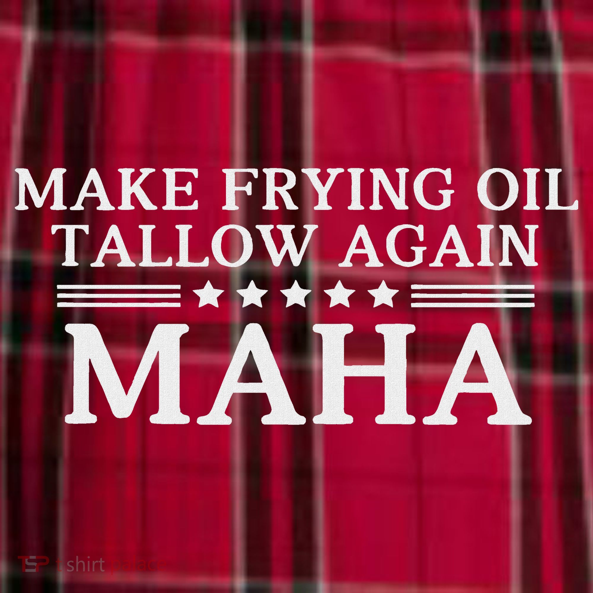 Maha Make Frying Oil Tallow Again Quit Seed Oils Rfk Trump Men's Flannel Plaid Pajama Pants