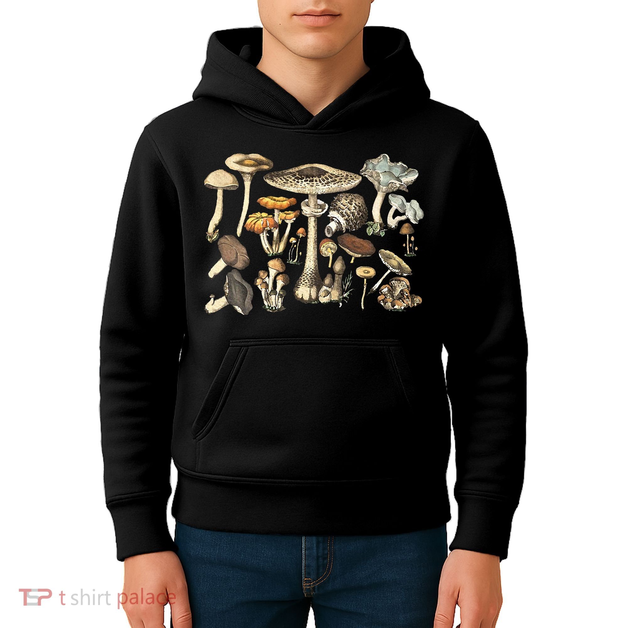 Mushroom Mycology Fungi Foraging Mushroom Whisperer Kids Hoodie