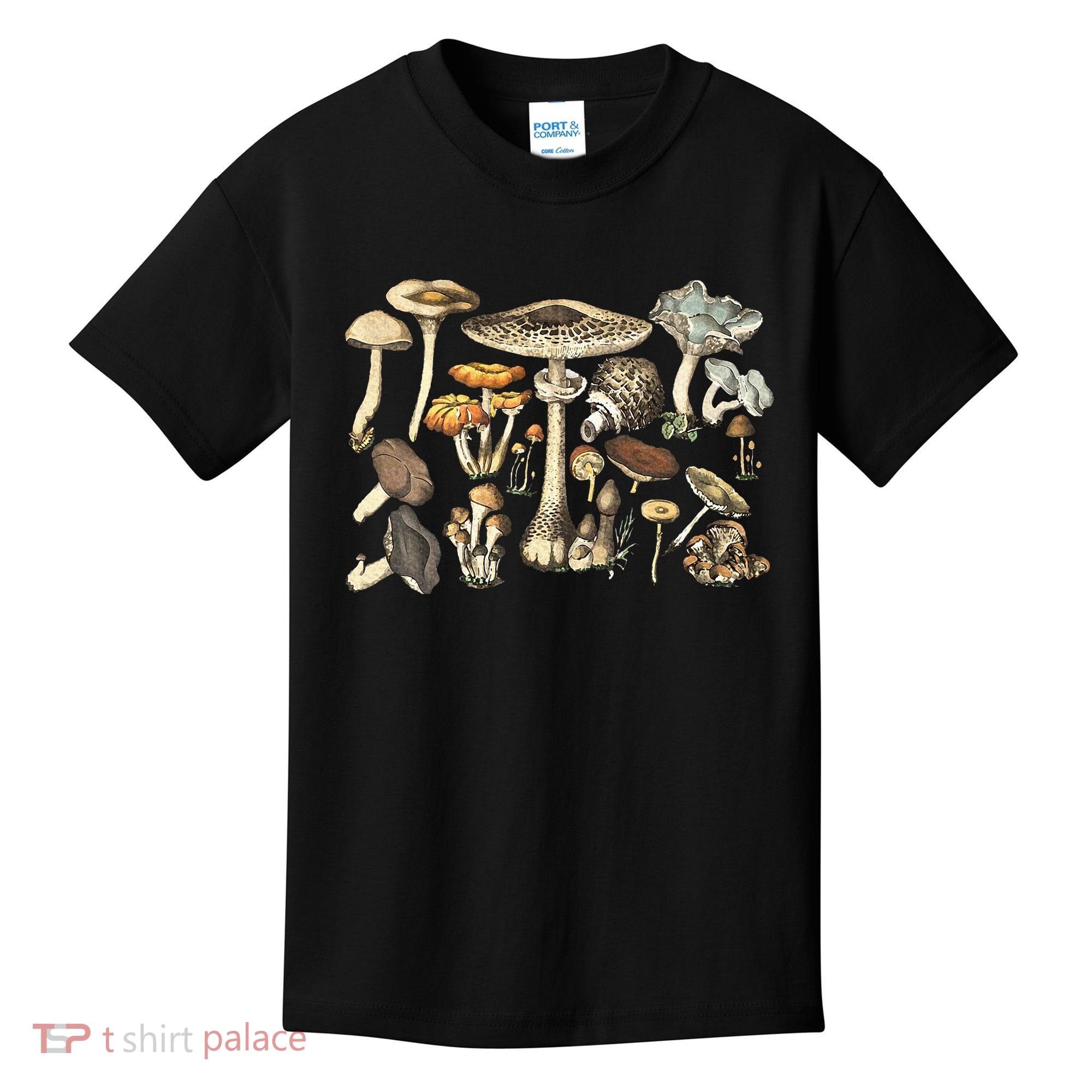 Mushroom Mycology Fungi Foraging Mushroom Whisperer Kids T-Shirt