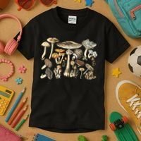 Mushroom Mycology Fungi Foraging Mushroom Whisperer Kids T-Shirt thumb 3
