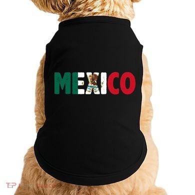 Mexico Mexican Flag Vintage Pride Doggie Tank