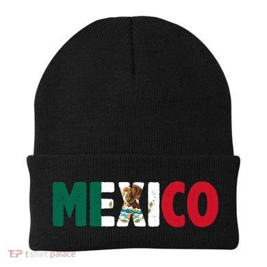 Mexico Mexican Flag Vintage Pride Beanie
