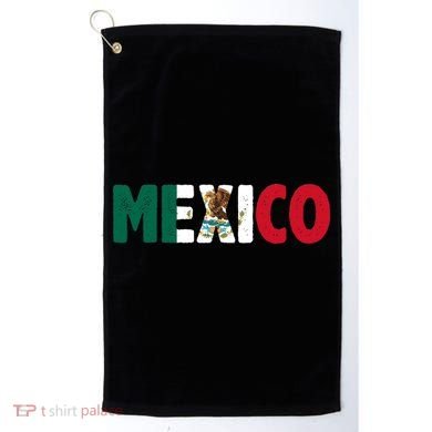 Mexico Mexican Flag Vintage Pride Golf Towel