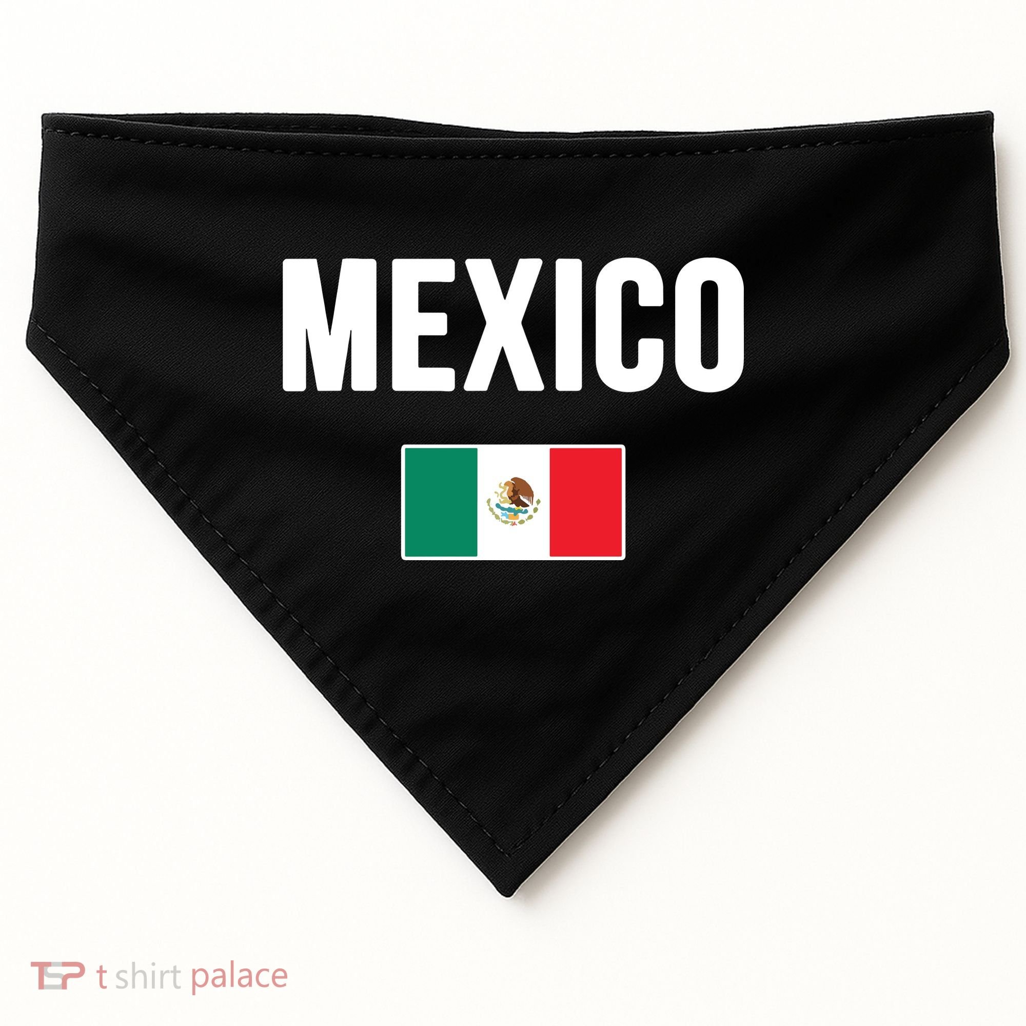 Mexico Mexican Flag USA-Made Doggie Bandana