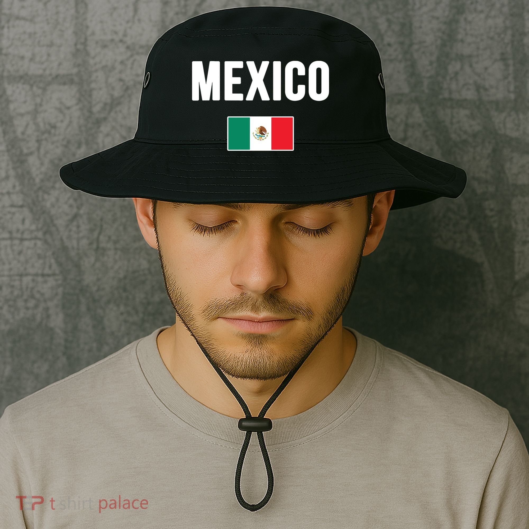 Mexico Mexican Flag Bucket Hat